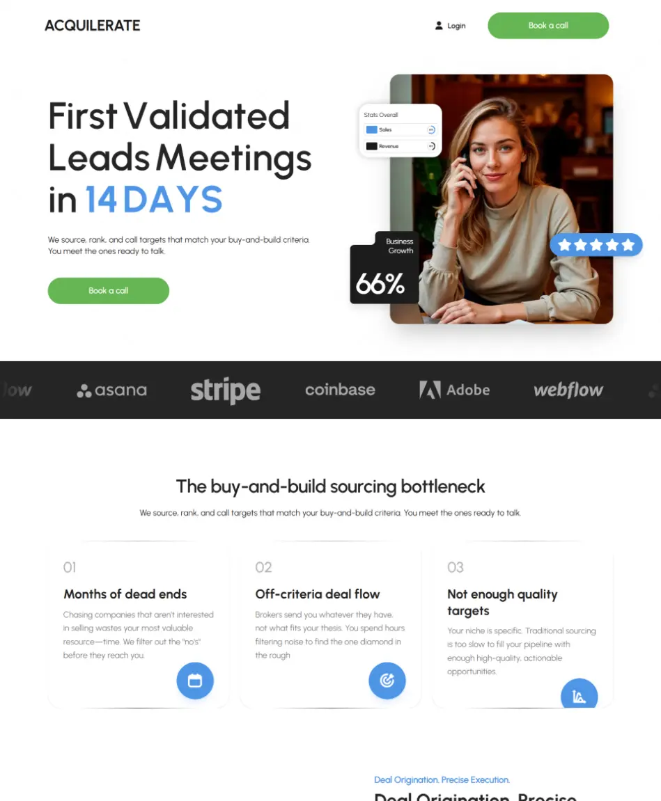 Conversion-Focused Landing Page project screenshot