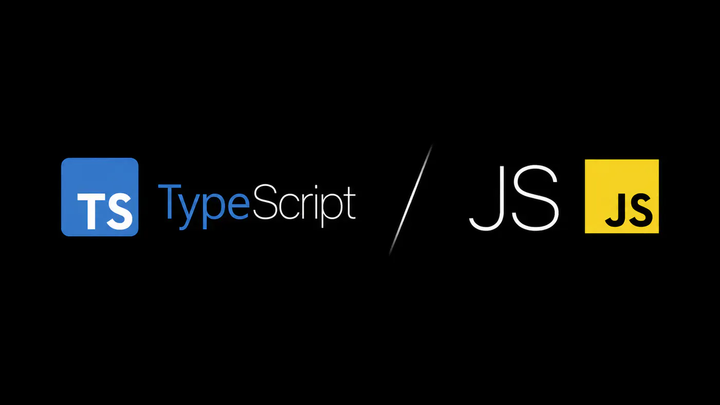 TypeScript and JavaScript language logos